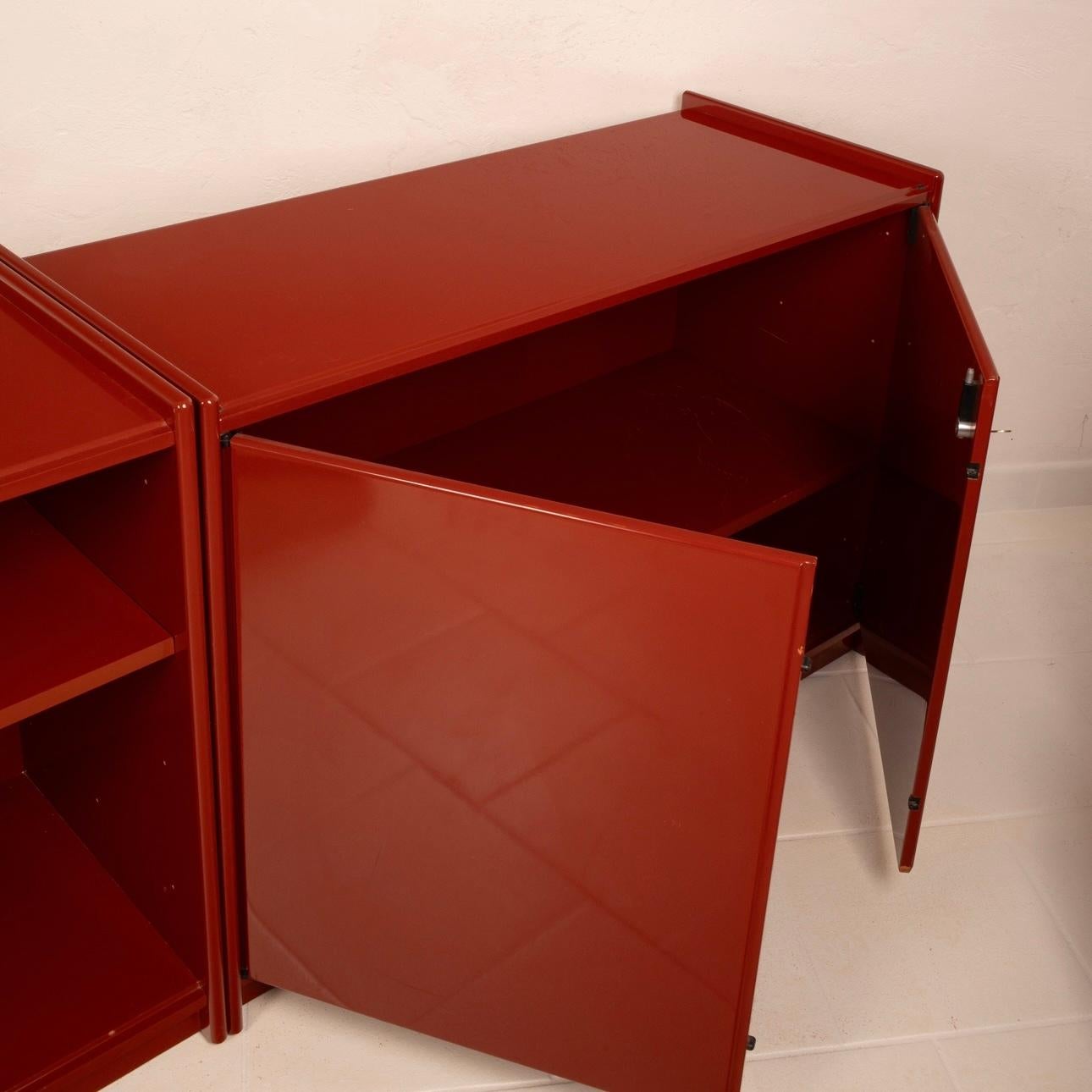 Credenza Modulare in Legno Laccato di Kazuhide Takahama per B&B Italia 5
