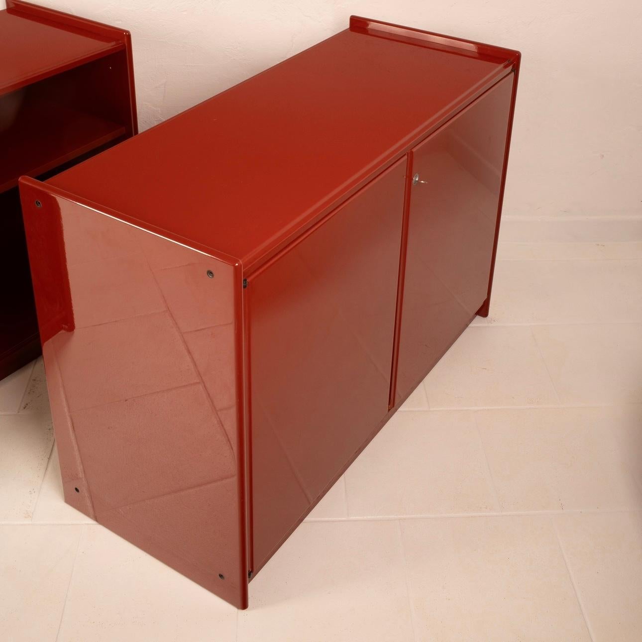 Credenza Modulare in Legno Laccato di Kazuhide Takahama per B&B Italia 11