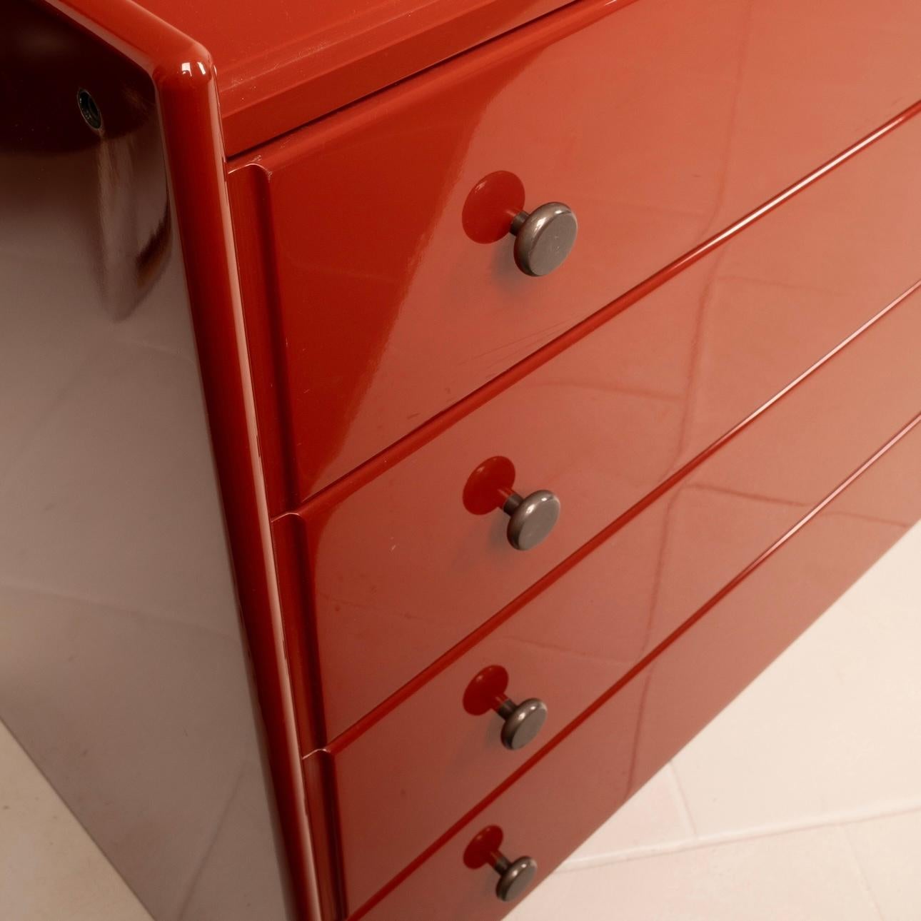 Credenza Modulare in Legno Laccato di Kazuhide Takahama per B&B Italia In Good Condition In Conversano, IT