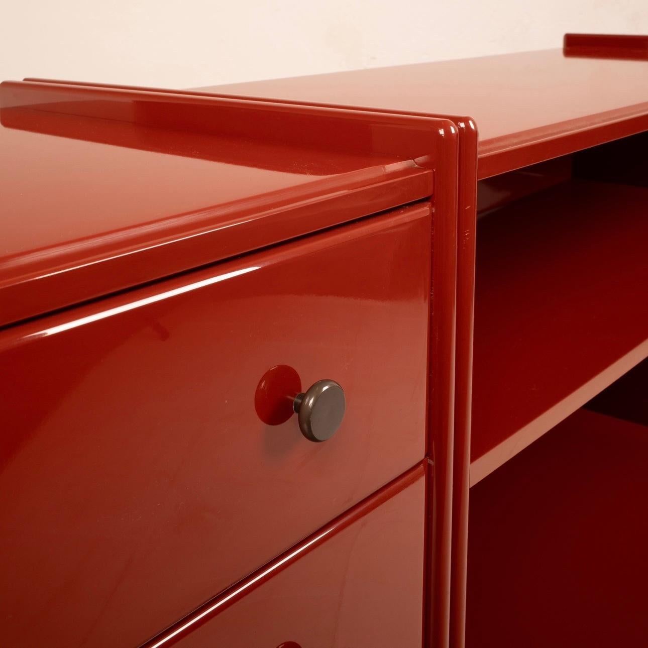 Credenza Modulare in Legno Laccato di Kazuhide Takahama per B&B Italia 1