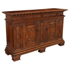 Antique Credenza Reggiana Fine XVII secolo
