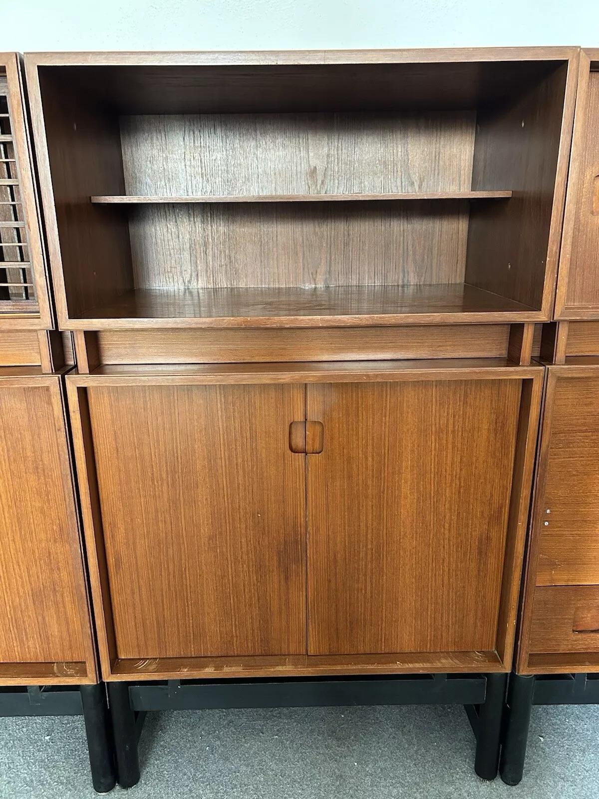 Italian Scandinavian danish sideboard design 1960's For Sale