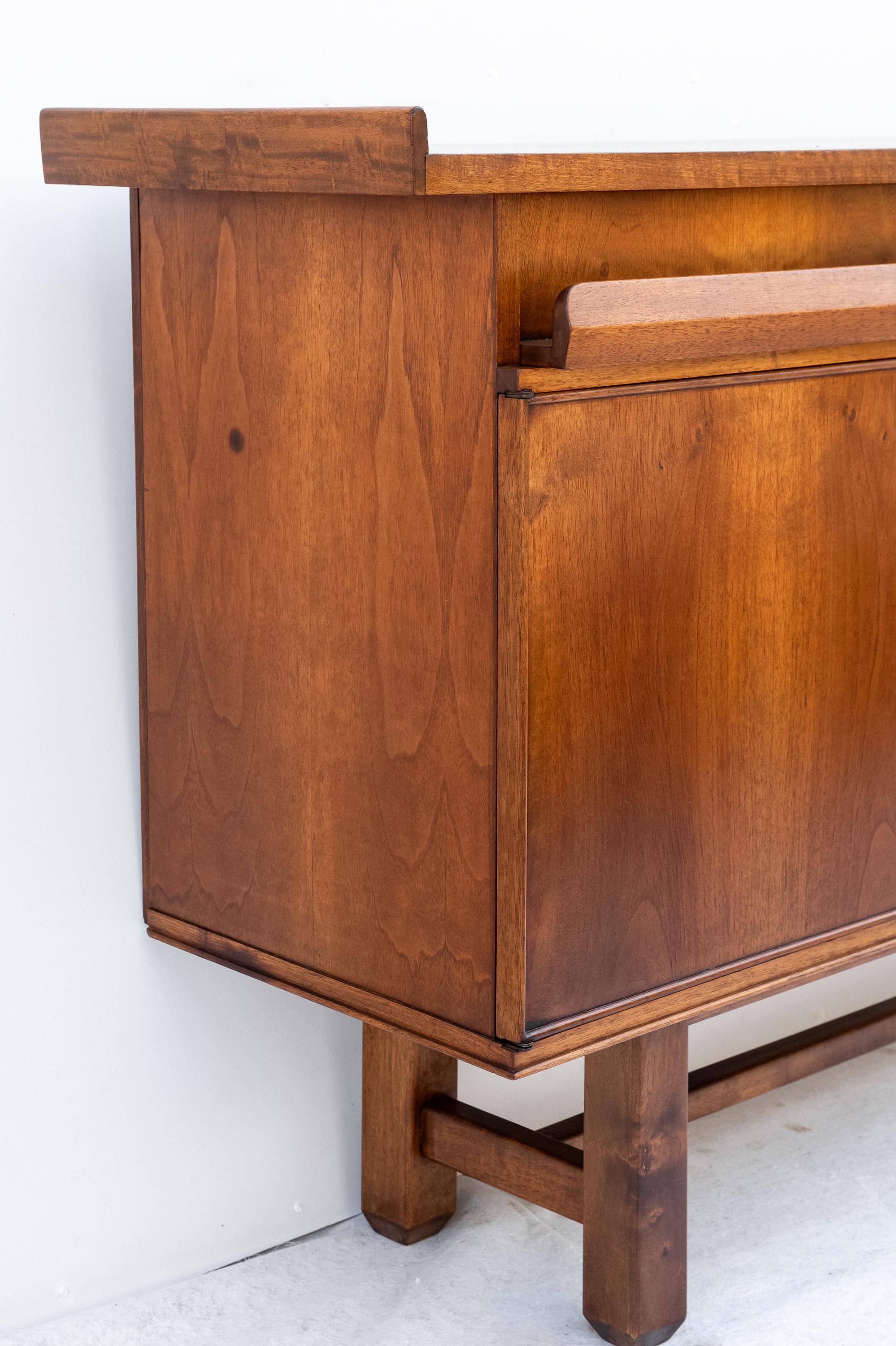 Credenza Scandinava in teak con ante e cassetti, Anni '60 For Sale 5