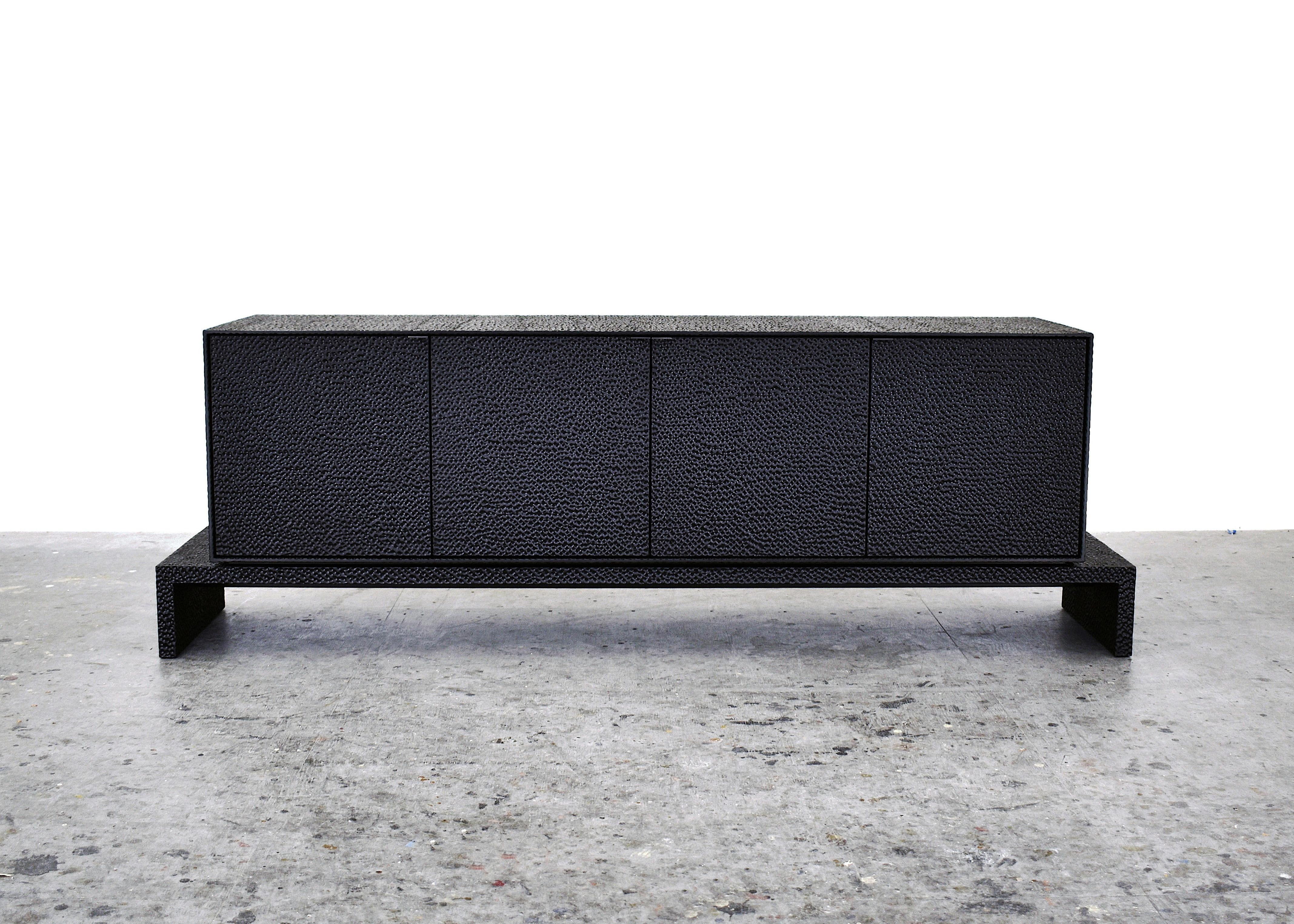 Modern Credenza Sculpted by John Eric Byers