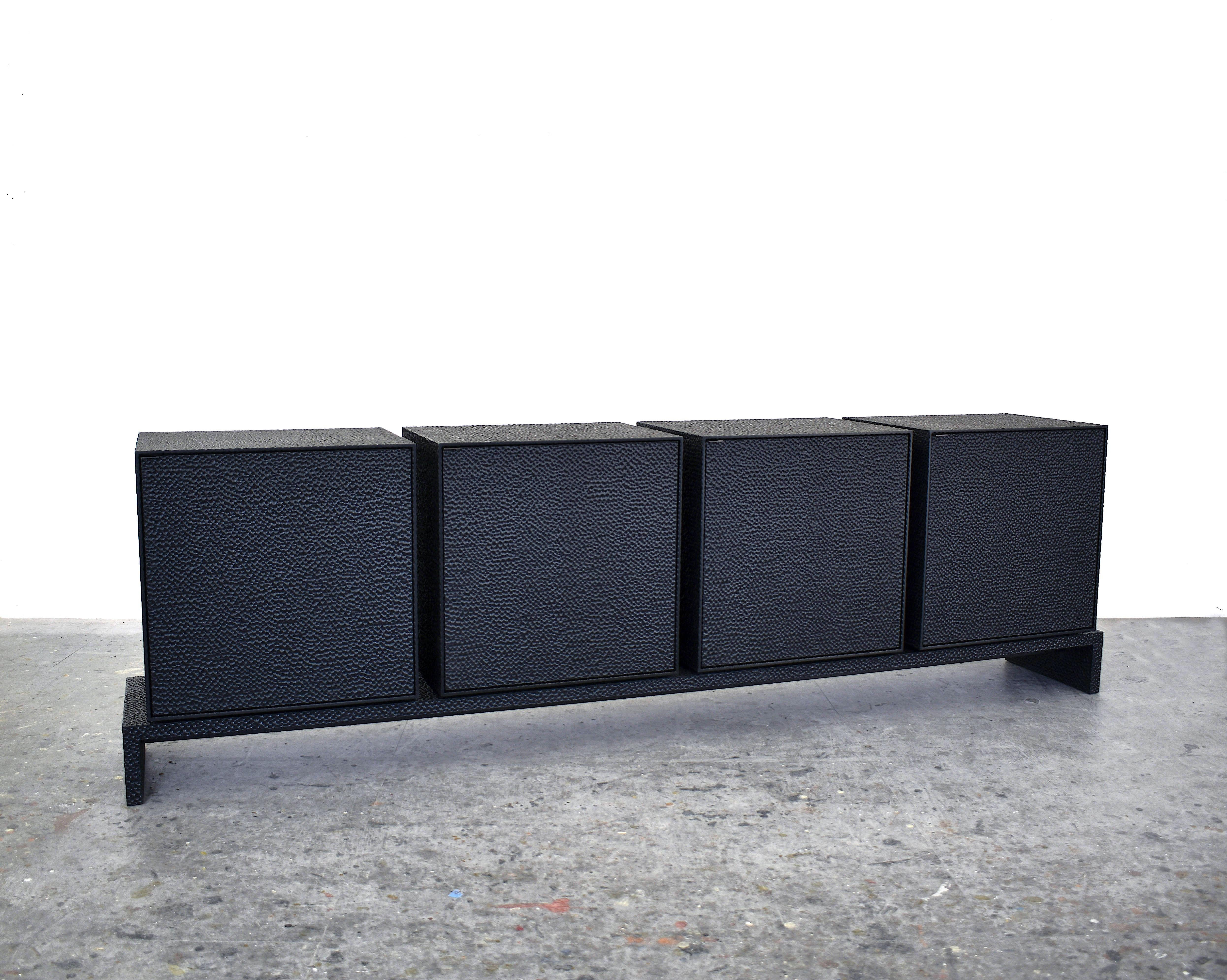 Modern Credenza Sculpted by John Eric Byers For Sale