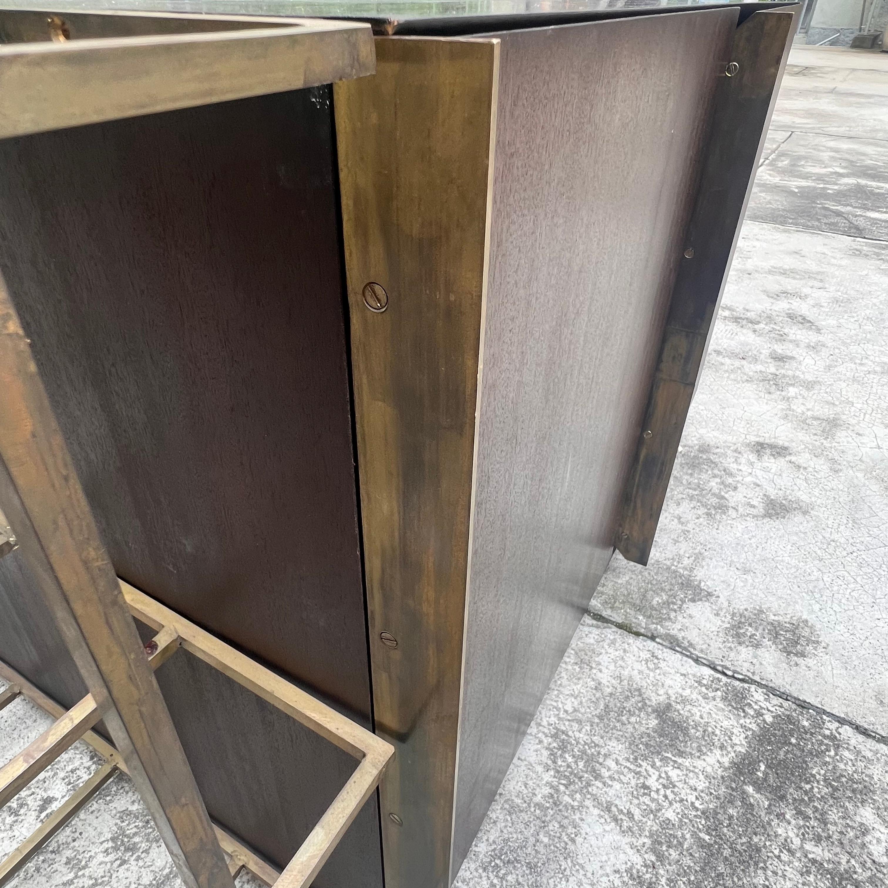 Sculptural Corner Sideboard mod. Train by Alberto Tonni - Italy - 1980s For Sale 7