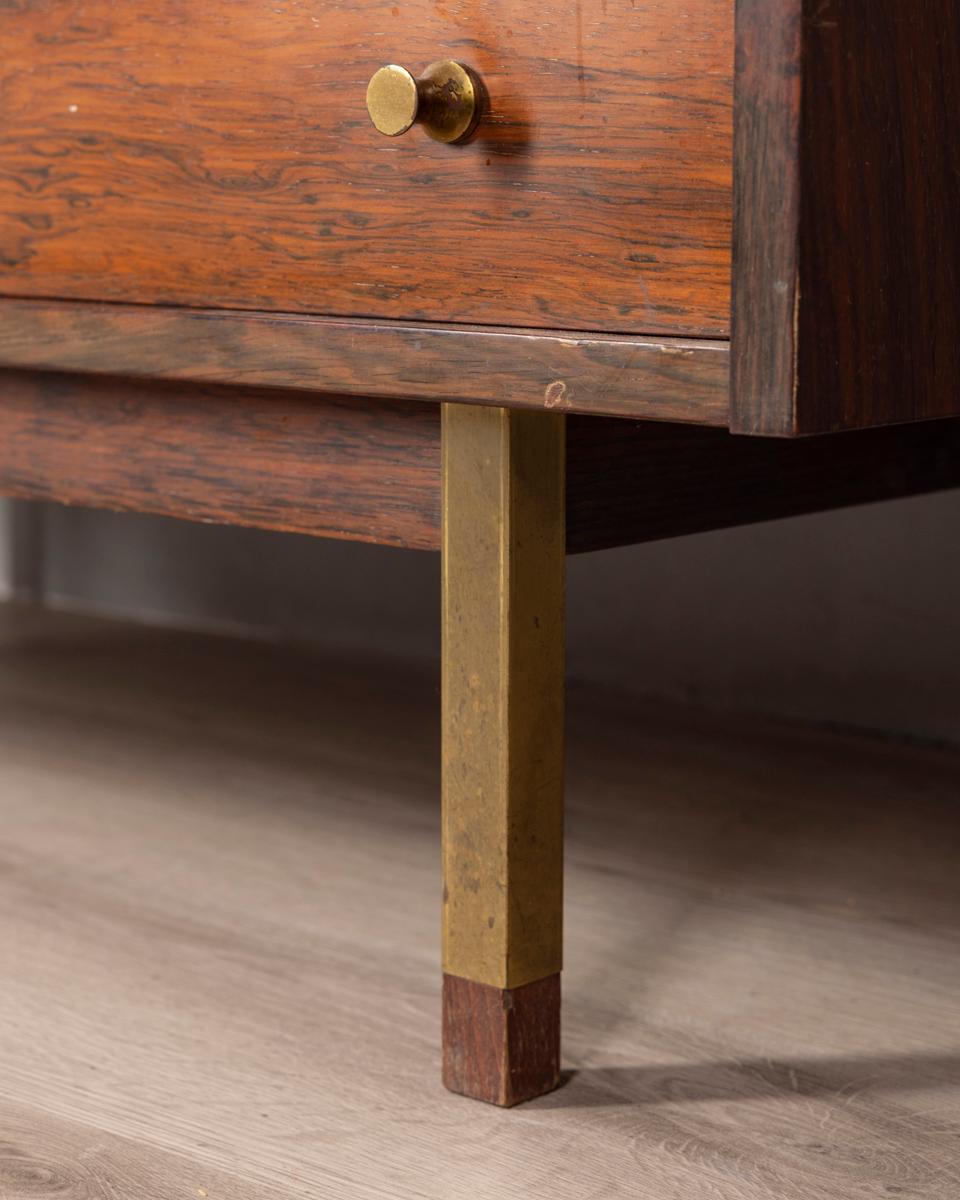 Buffet secret en bois vintage des années 1960, design G.Frattini pour Bernini en vente 4
