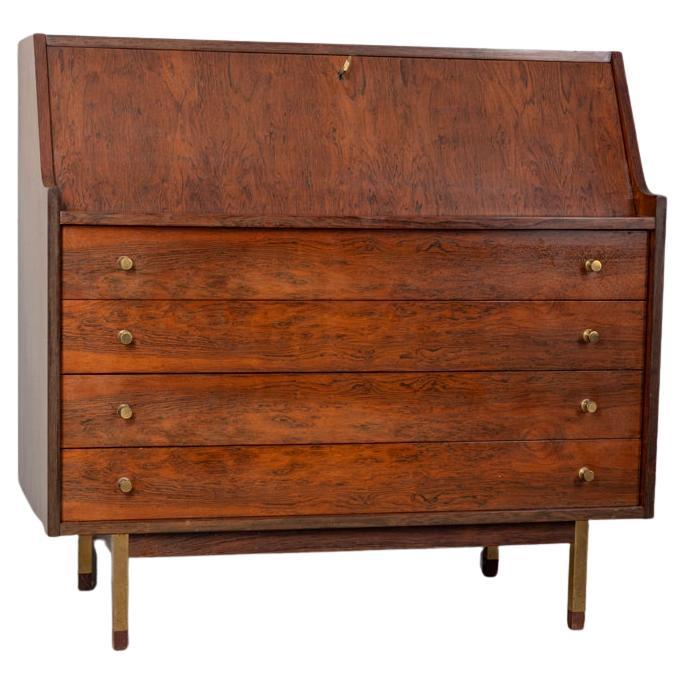 Buffet secret en bois vintage des années 1960, design G.Frattini pour Bernini en vente