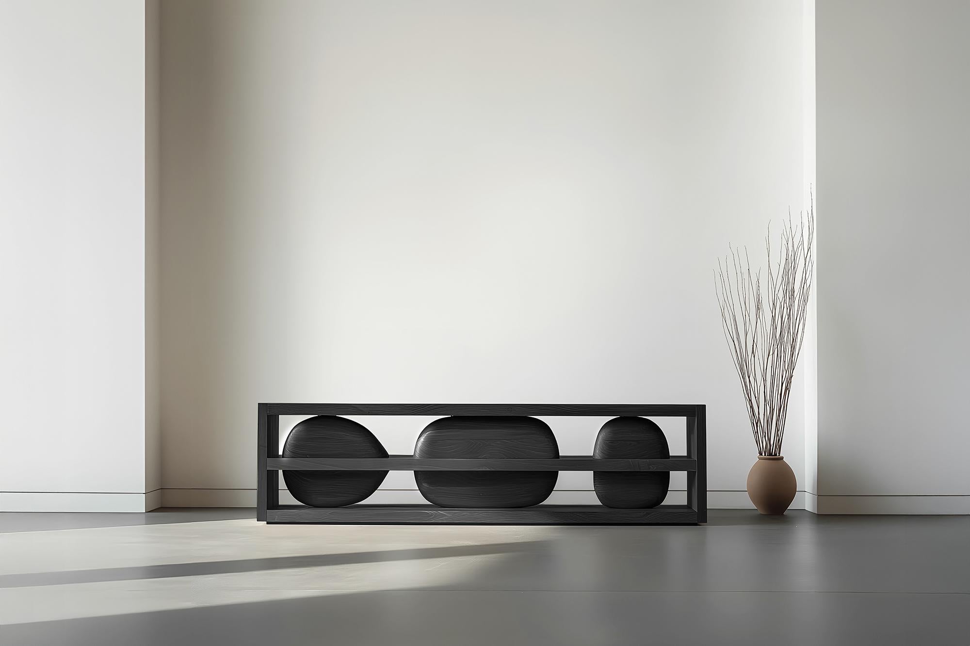 Credenza Sereno No35, mobile in legno con base scultorea di Joel Escalona In condizioni Nuovo in vendita a Ciudad de México, CDMX