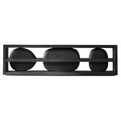 Credenza Sereno No35, Holzmöbel mit skulpturalem Sockel von Joel Escalona
