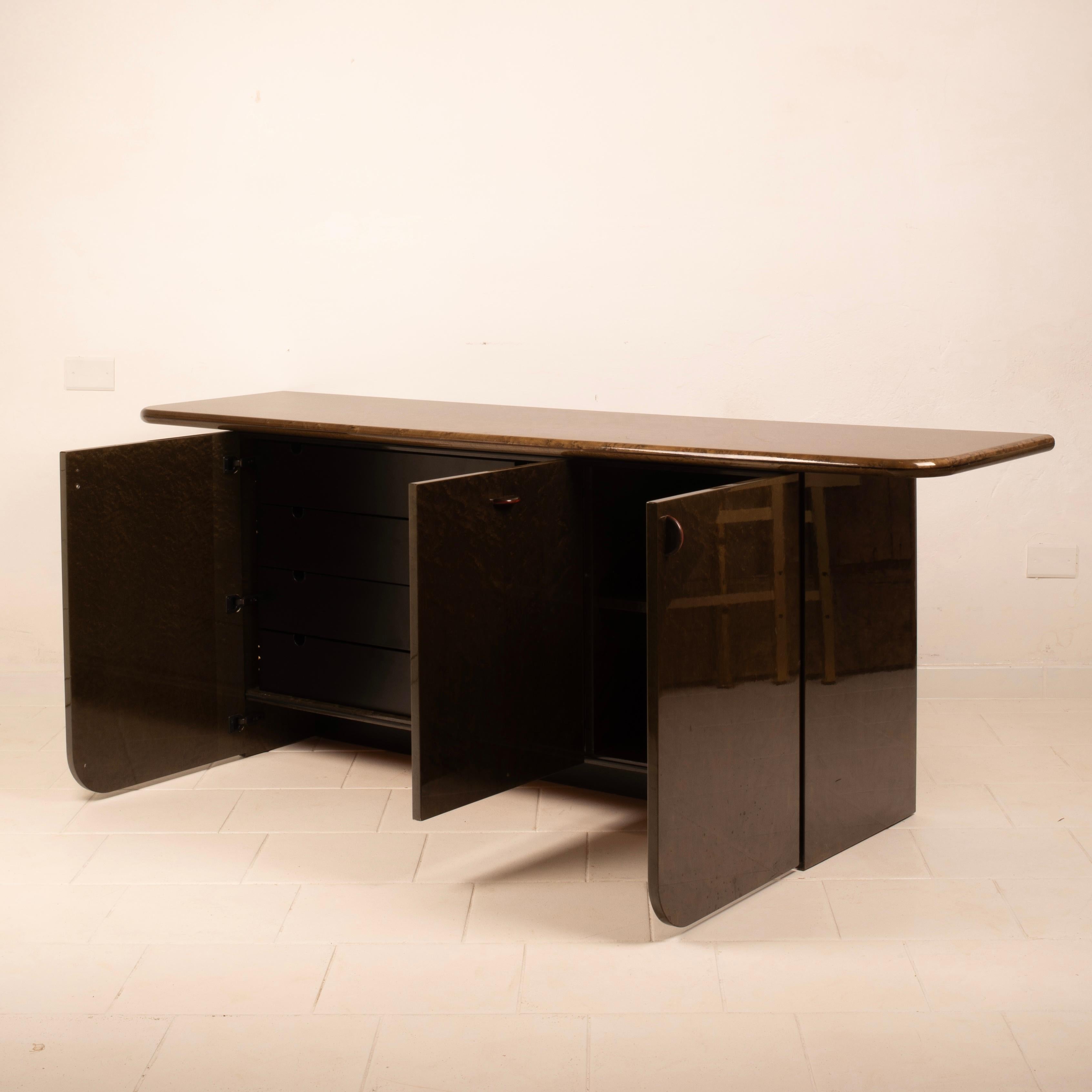 Italian Mid Century Sideboard Seven by Luigi Saccardo, 1970s For Sale 12