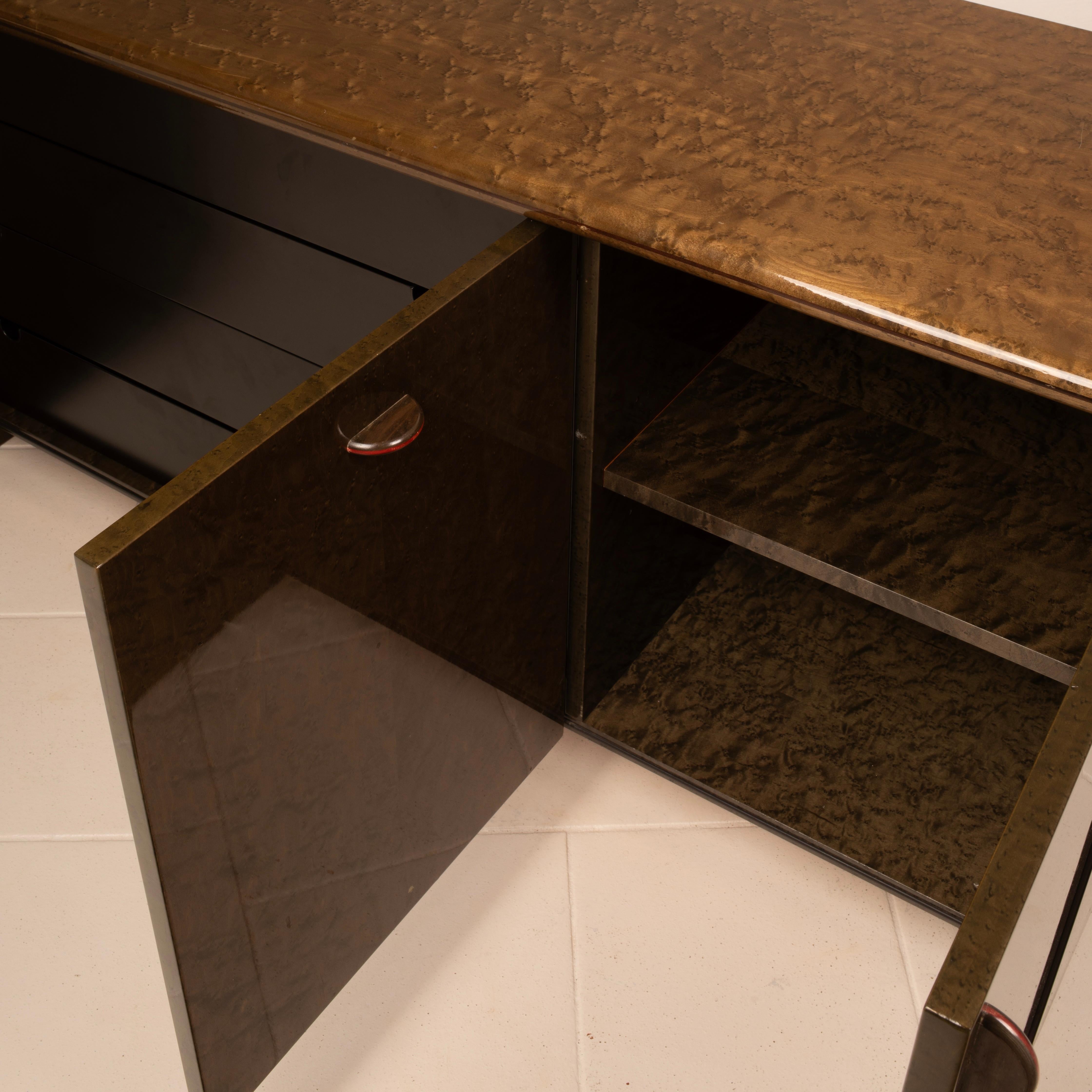 Italian Mid Century Sideboard Seven by Luigi Saccardo, 1970s For Sale 13