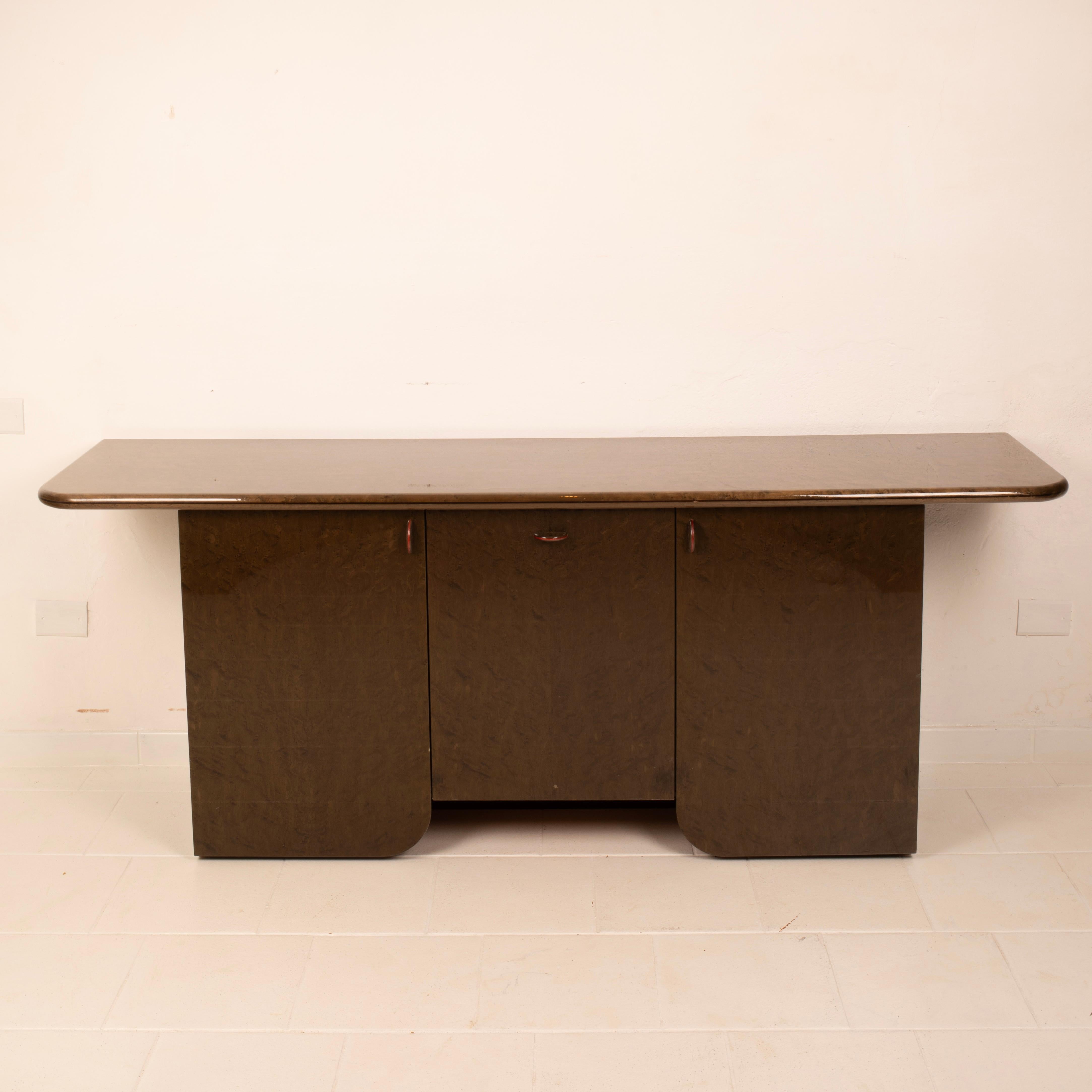 Late 20th Century Italian Mid Century Sideboard Seven by Luigi Saccardo, 1970s For Sale