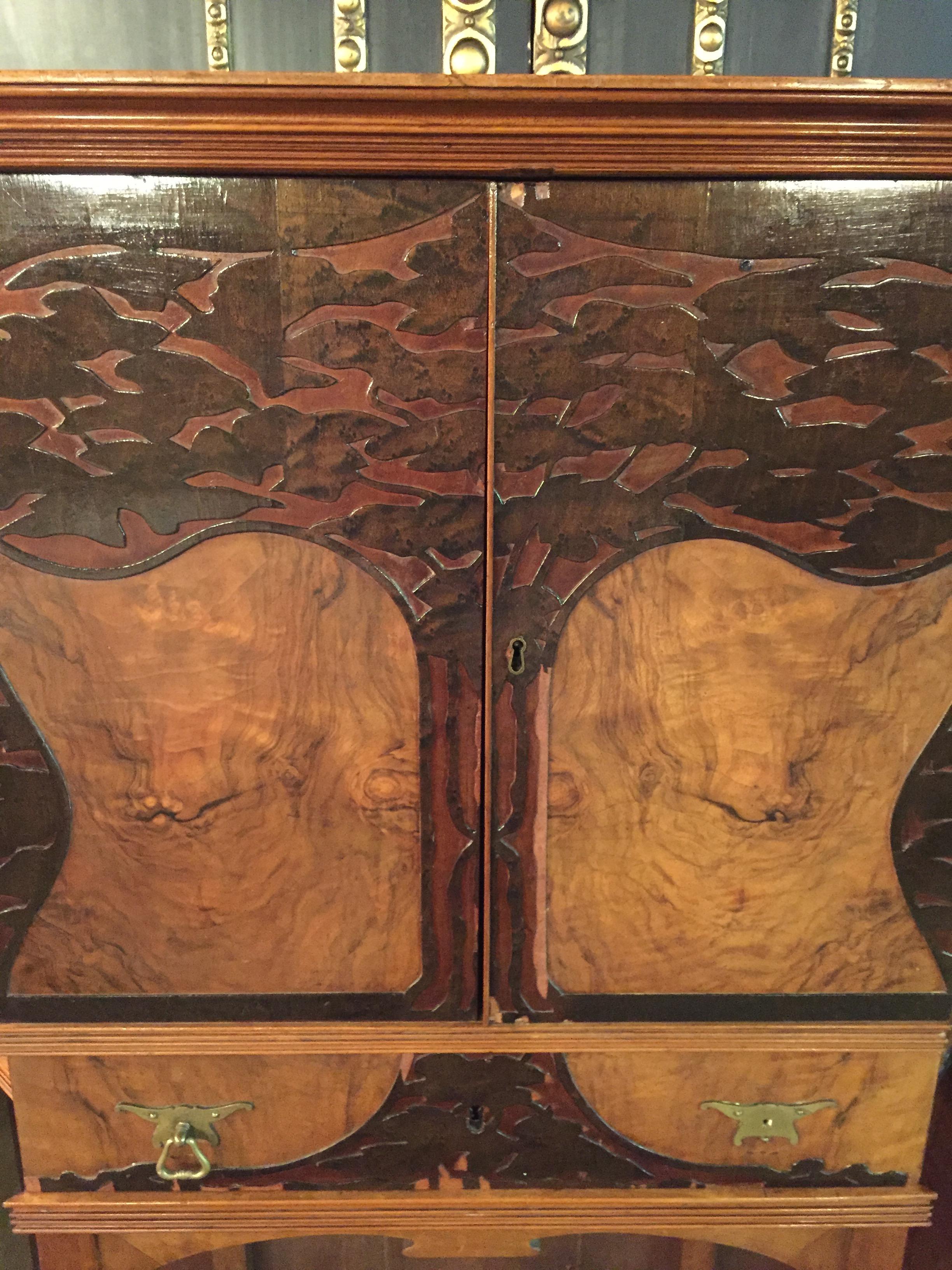 Anrichte/ Sideboard im Art nouveau-Stil, Art déco-Buffet, selten zu finden im Angebot 10