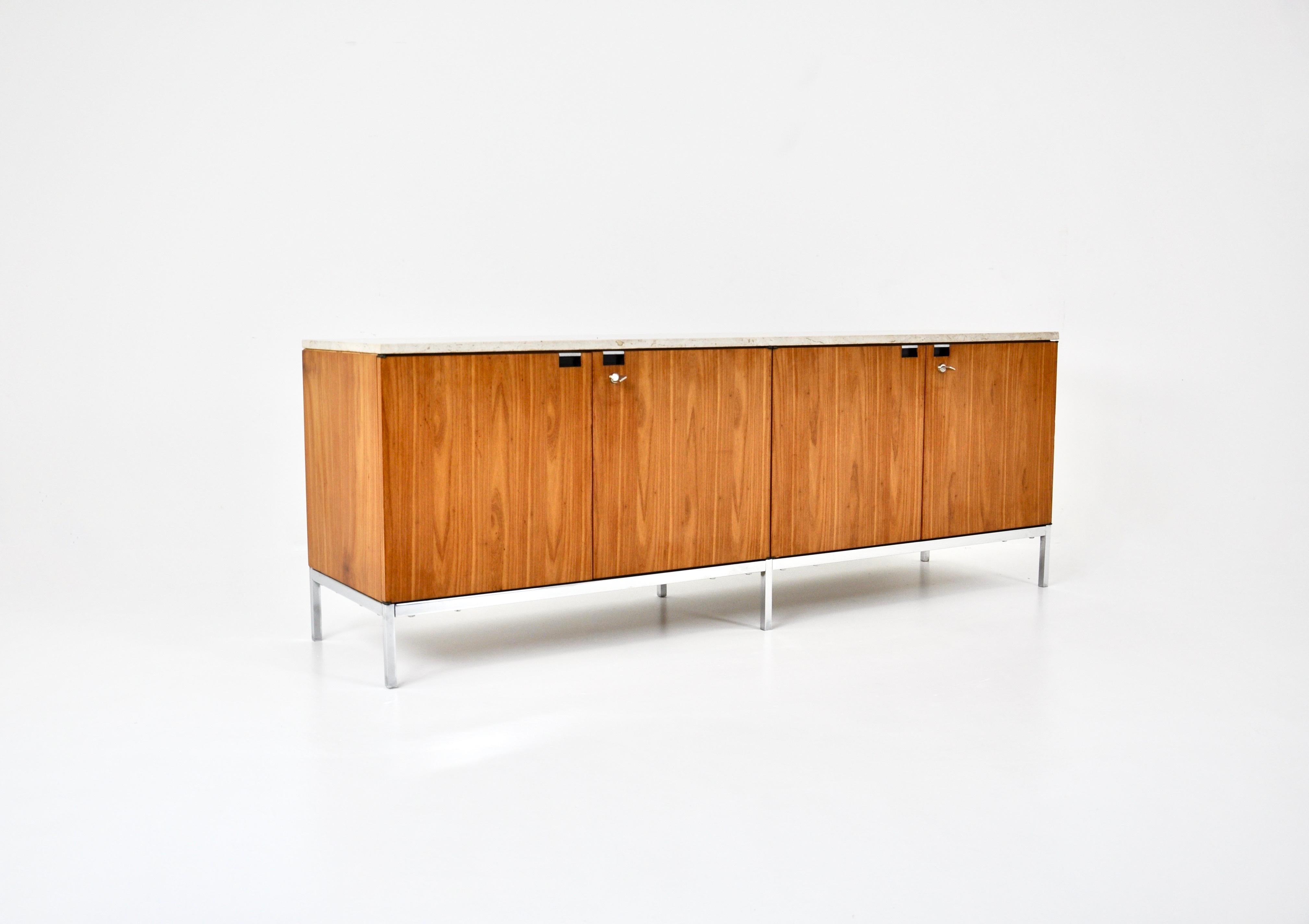 Mid-Century Modern Credenza Sideboard by Florence Knoll Bassett for Knoll, 1960s For Sale