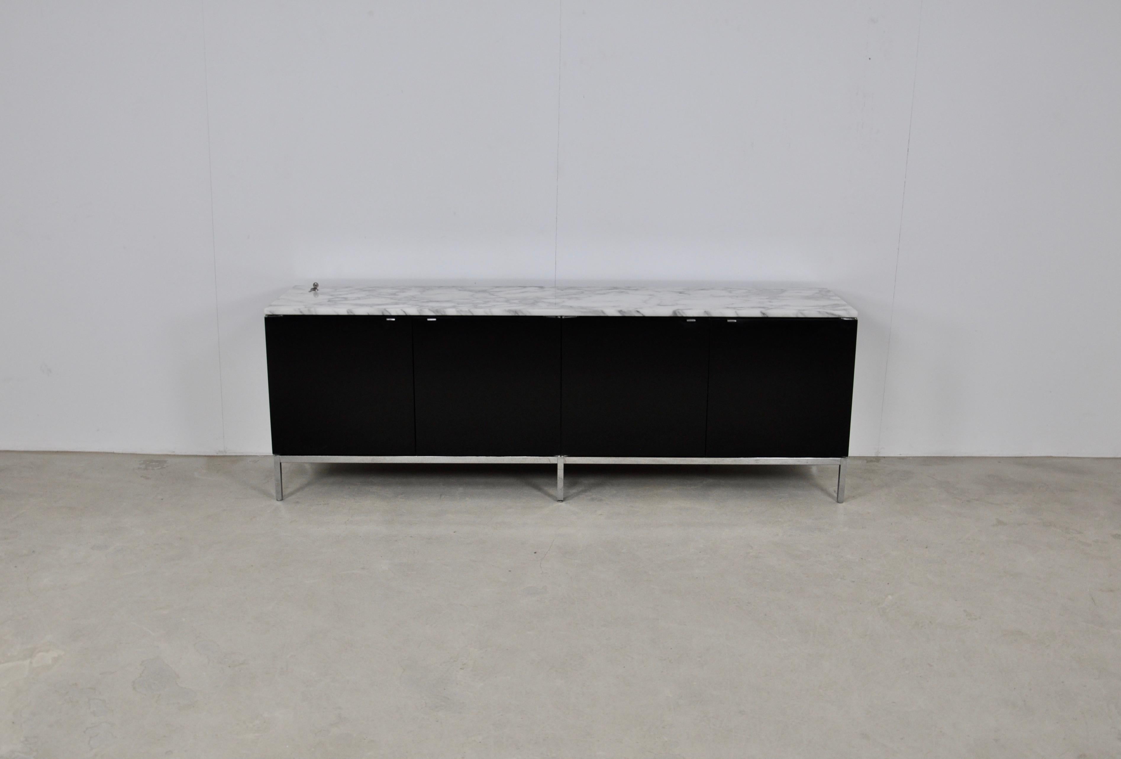 Mid-Century Modern Credenza Sideboard by Florence Knoll Bassett for Knoll Inc, 1970s