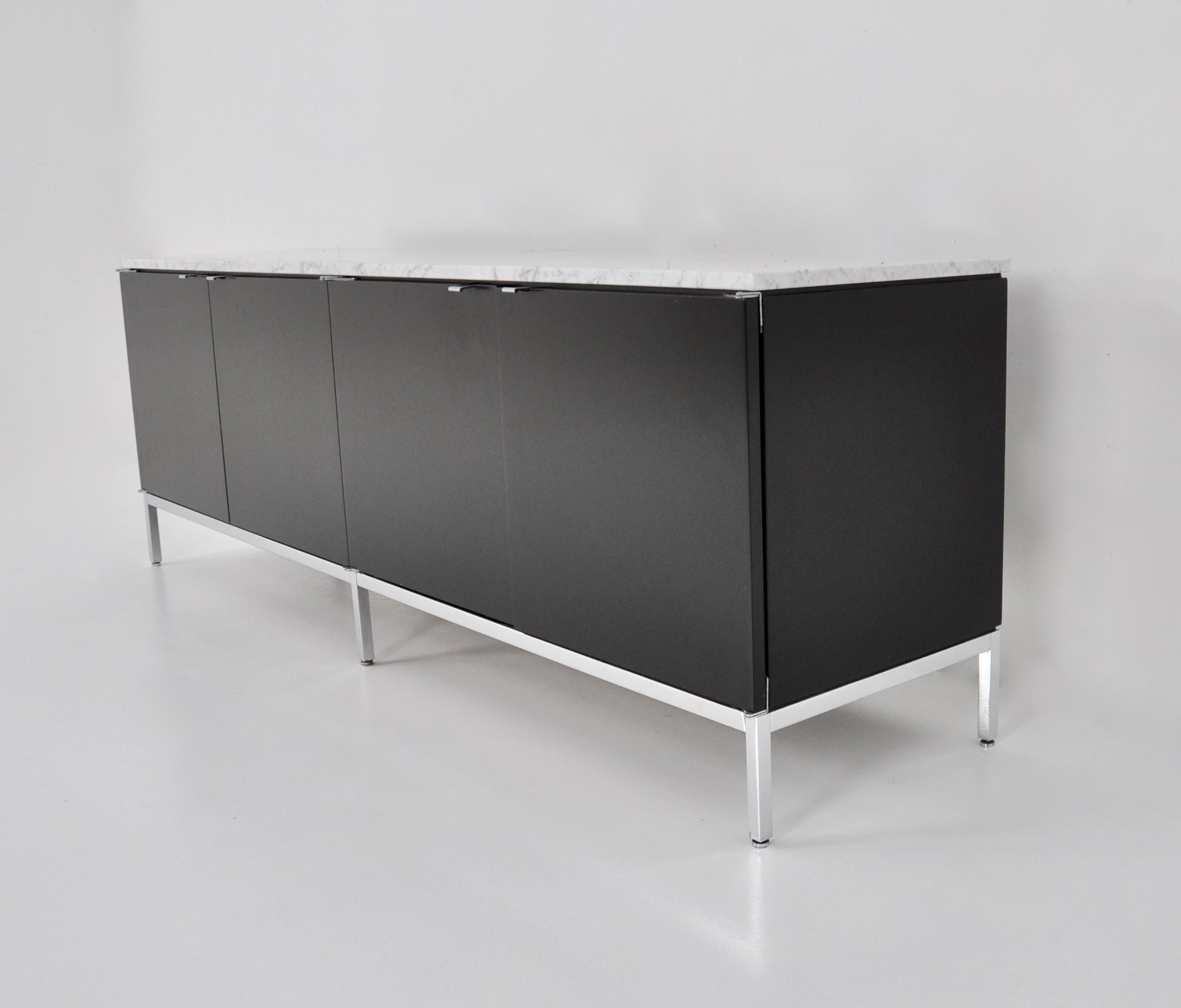 Metal Credenza Sideboard by Florence Knoll Bassett for Knoll Inc, 1970s