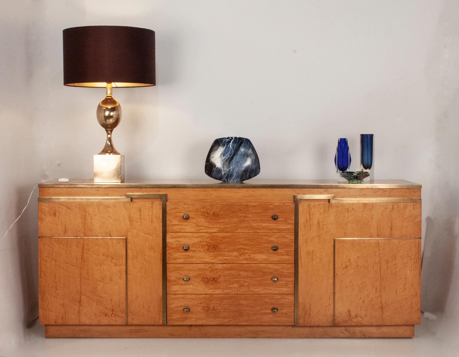 Late 20th Century Credenza/ Sideboard by Jean Claude Mahey