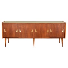 Credenza sideboard vintage anni 60 design La permanente mobili Cantu'