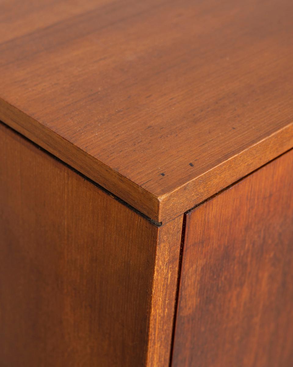 Mid-20th Century Italian design 1960s vintage wooden sideboard sideboard credenza For Sale