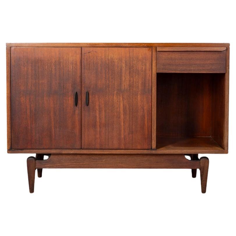 Buffet en bois vintage des années 1960 design italien buffet en bois