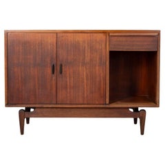 Buffet en bois vintage des années 1960 design italien buffet en bois