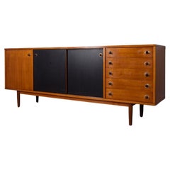 Buffet vintage en bois de teck, design italien des années 60