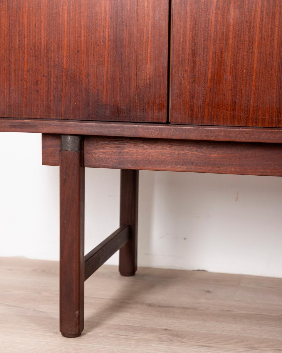 Vintage 60s Teak sideboard sideboard Barovero design For Sale 2