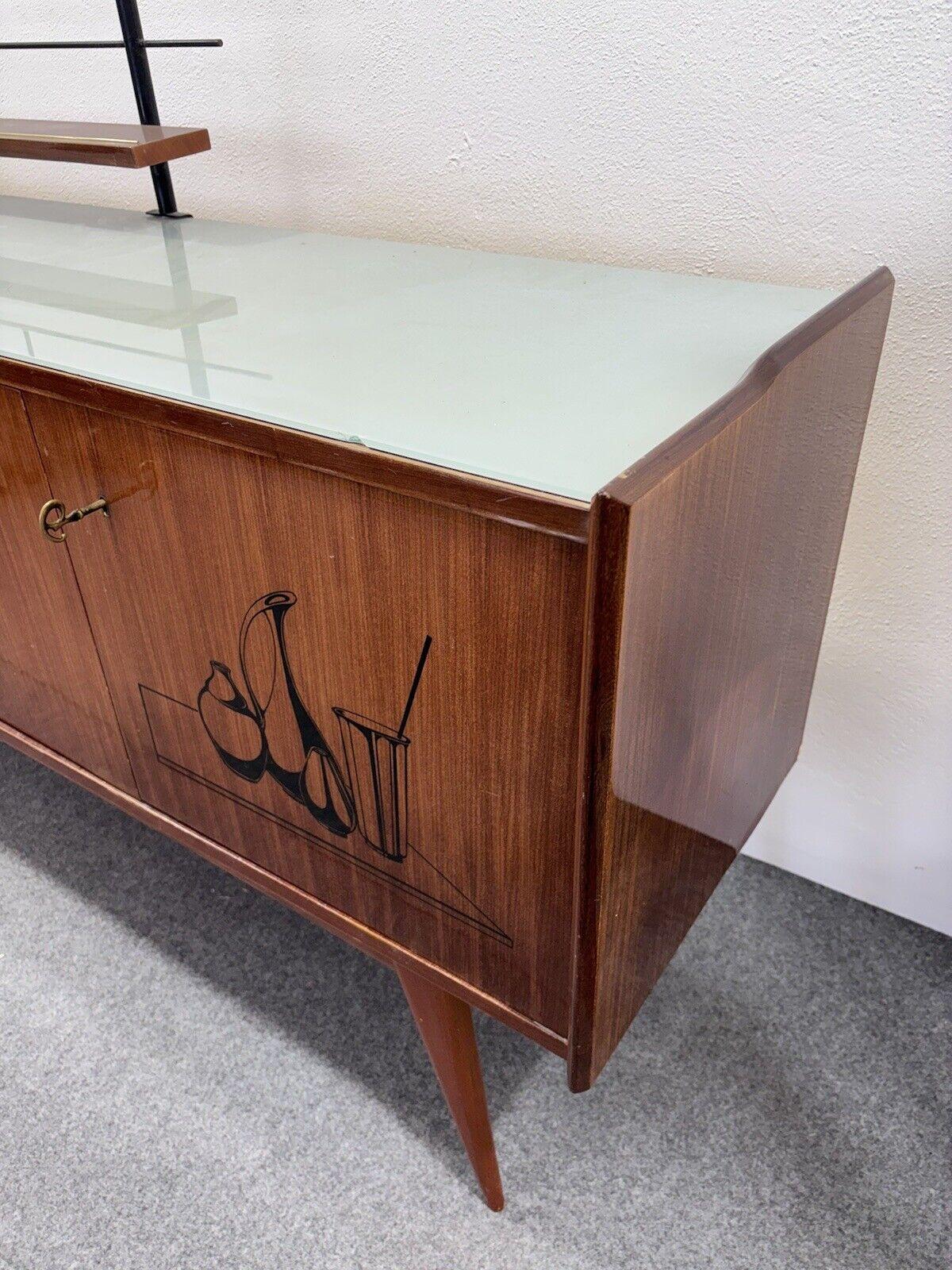 Mid-Century Scandinavian Style Sideboard Modern Design 1950's For Sale 5