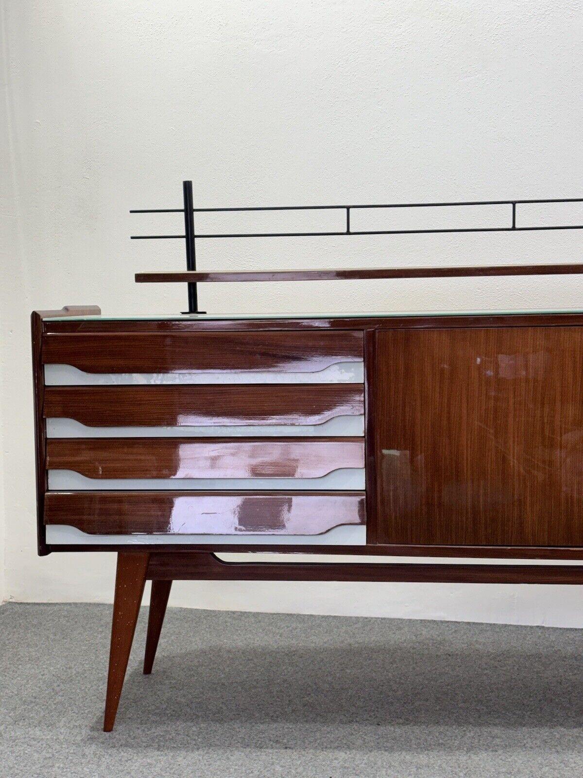 Mid-Century Scandinavian Style Sideboard Modern Design 1950's For Sale 8