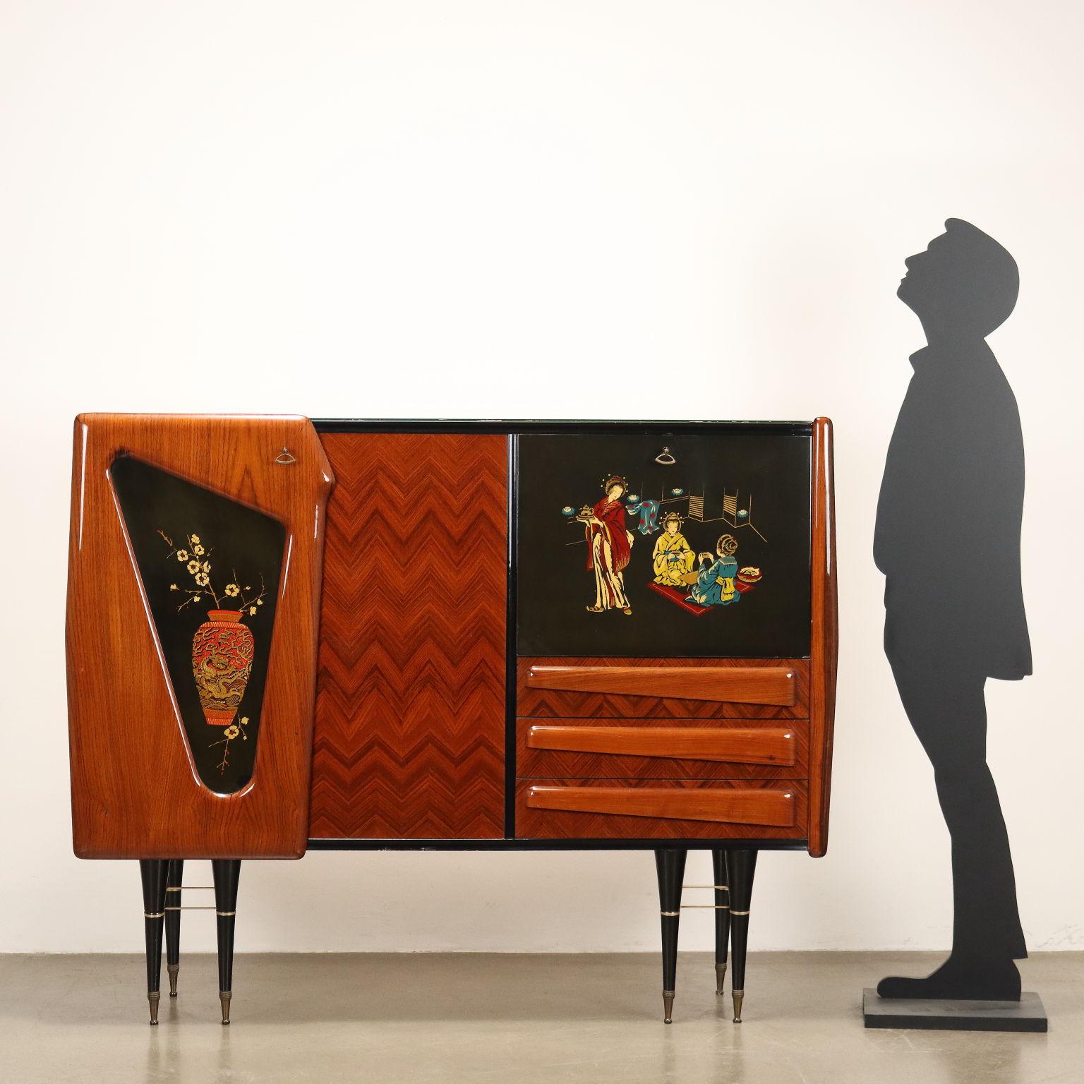 Credenza Vintage, Anni 50-60 (Moderne der Mitte des Jahrhunderts) im Angebot