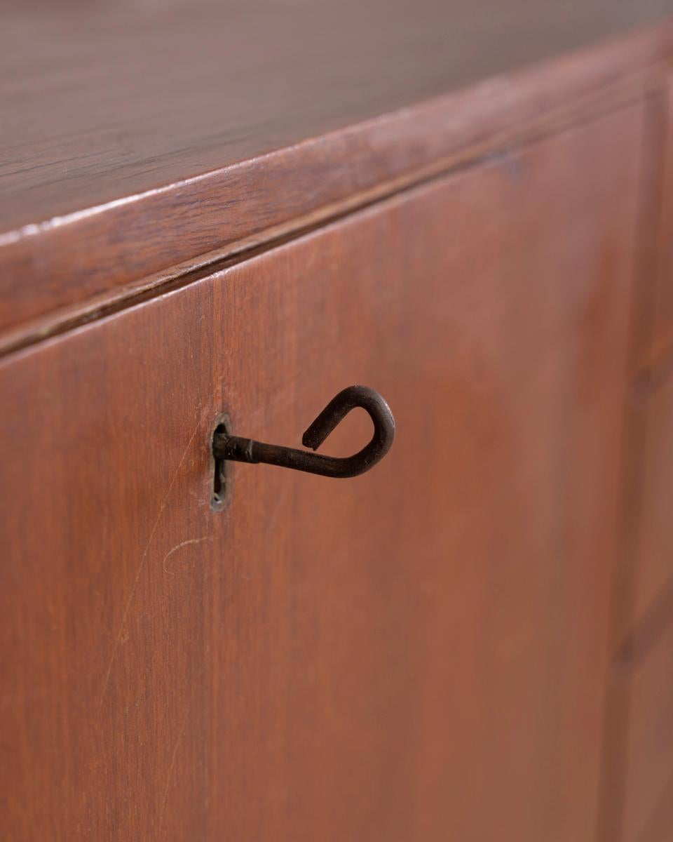 Credenza vintage anni '60 in legno di Teak di design Italiano en Bueno estado para la venta en None, IT