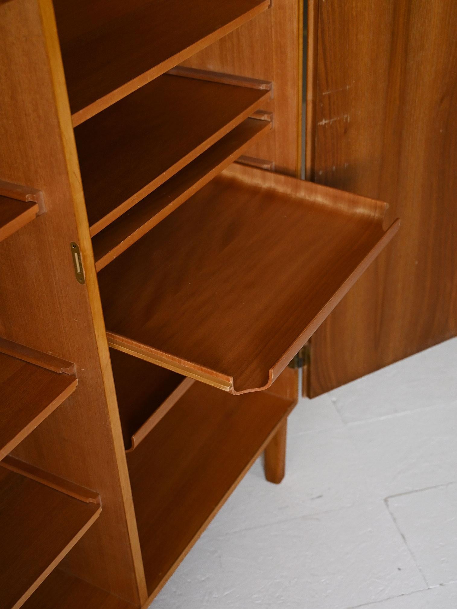 Vintage sideboard with hinged doors For Sale 3