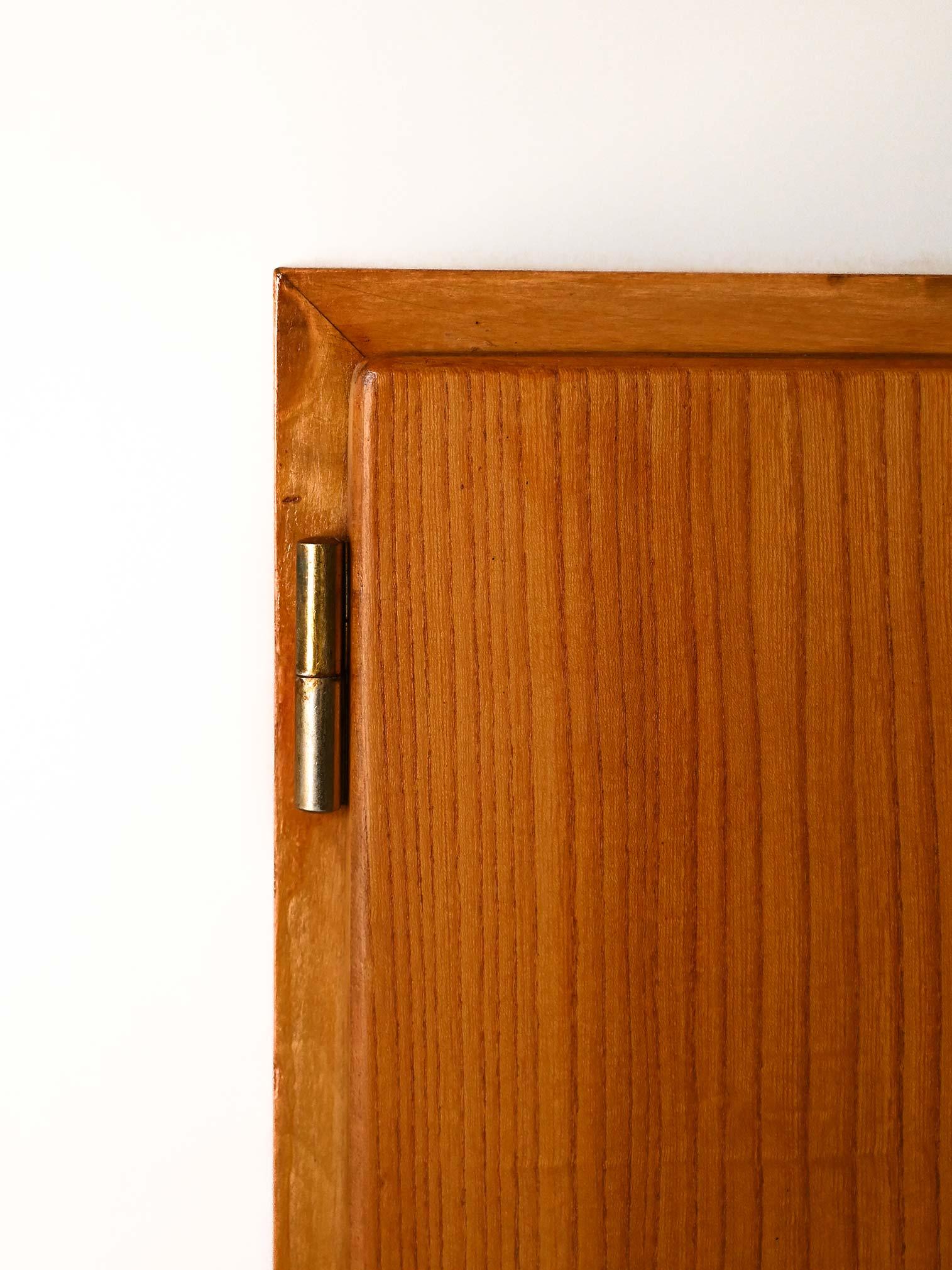 Mid-20th Century Vintage sideboard with hinged doors For Sale