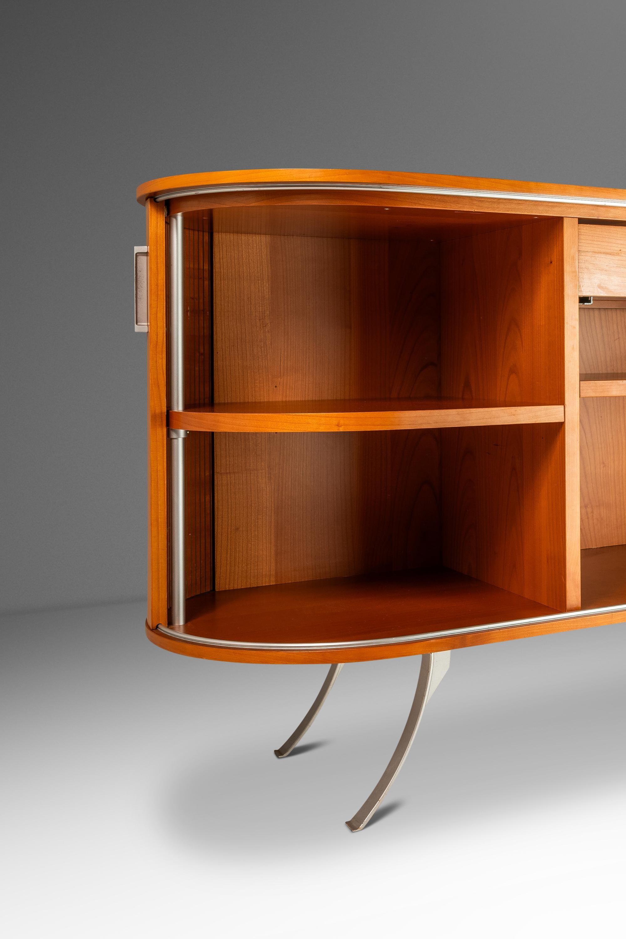 Credenza con puertas de persiana a la manera de Lorenza Bozzoli, Fattori, Italia, 2000 en venta 6