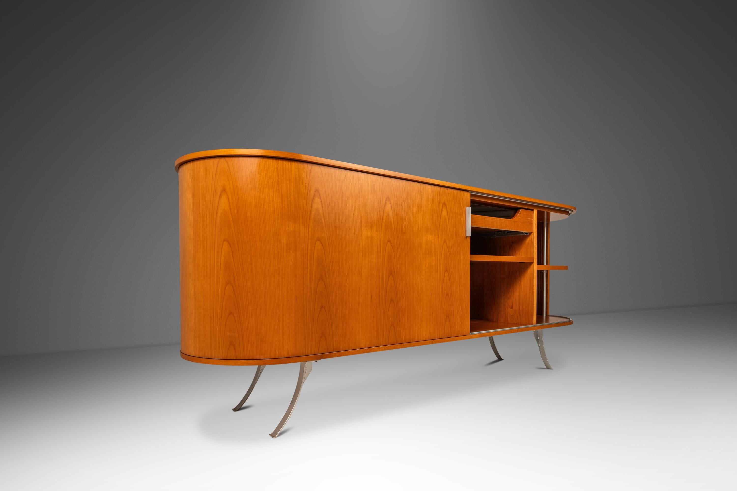 Credenza con puertas de persiana a la manera de Lorenza Bozzoli, Fattori, Italia, 2000 en venta 2