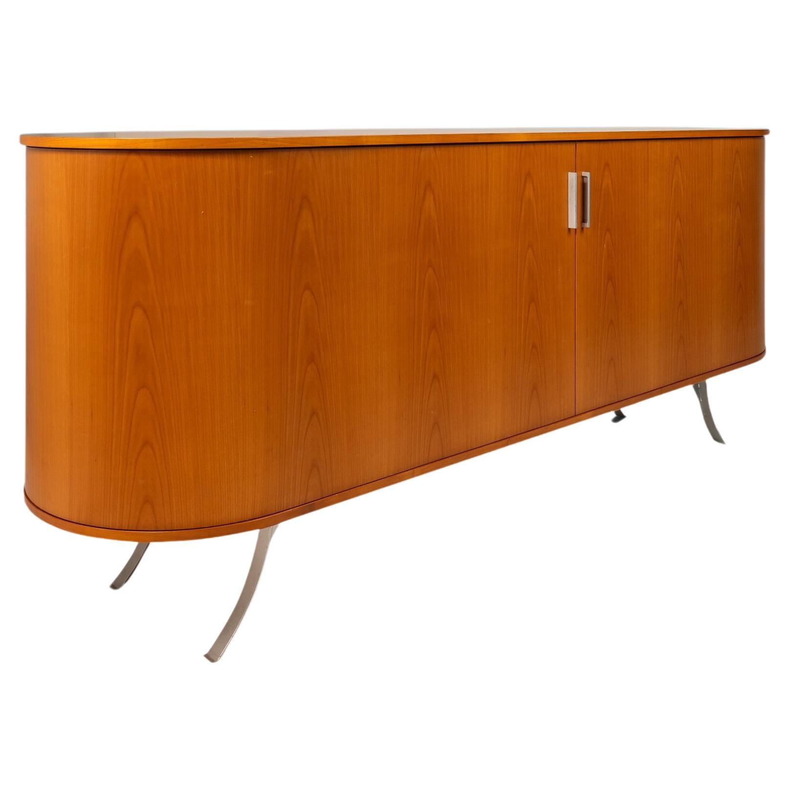 Credenza con puertas de persiana a la manera de Lorenza Bozzoli, Fattori, Italia, 2000 en venta