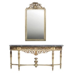 Credenza with mirror