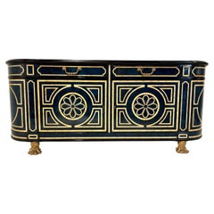 Credenzas in Fake Lapis Lazuli and Bones circa 1970