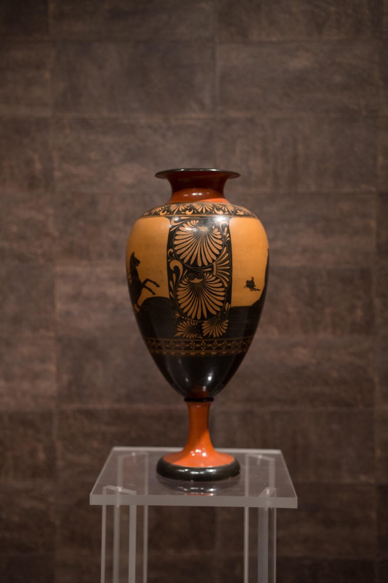 Credited Giustiniani Large Redware Neoclassical Terracotta Vase, 1840 3