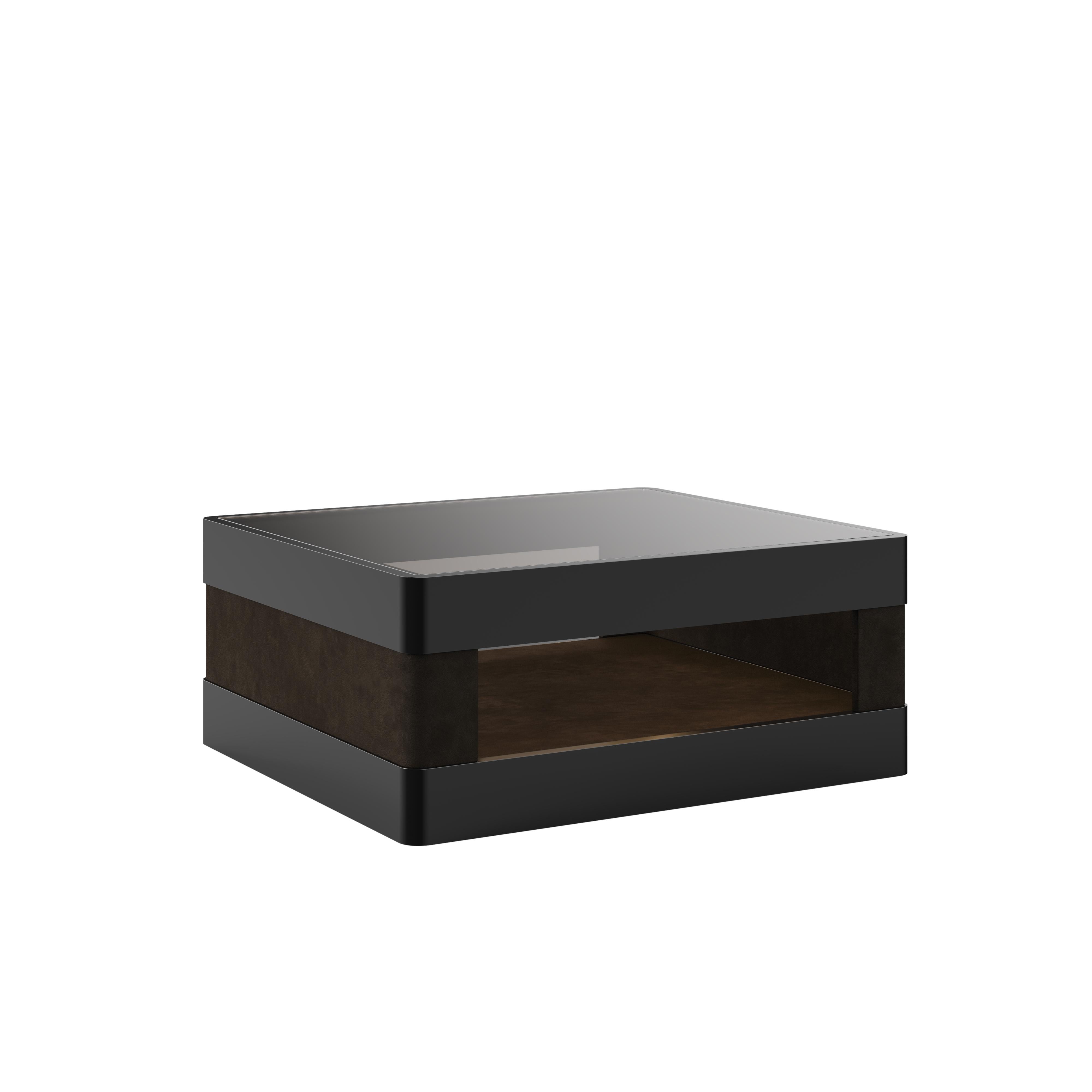 
Named after Oak Creek, the river that winds through Sedona, the Creek Side Table translates the river’s serene flow into a sculptural form, capturing the region's versatility and quiet beauty.

Its lacquered wood frame anchors the piece with