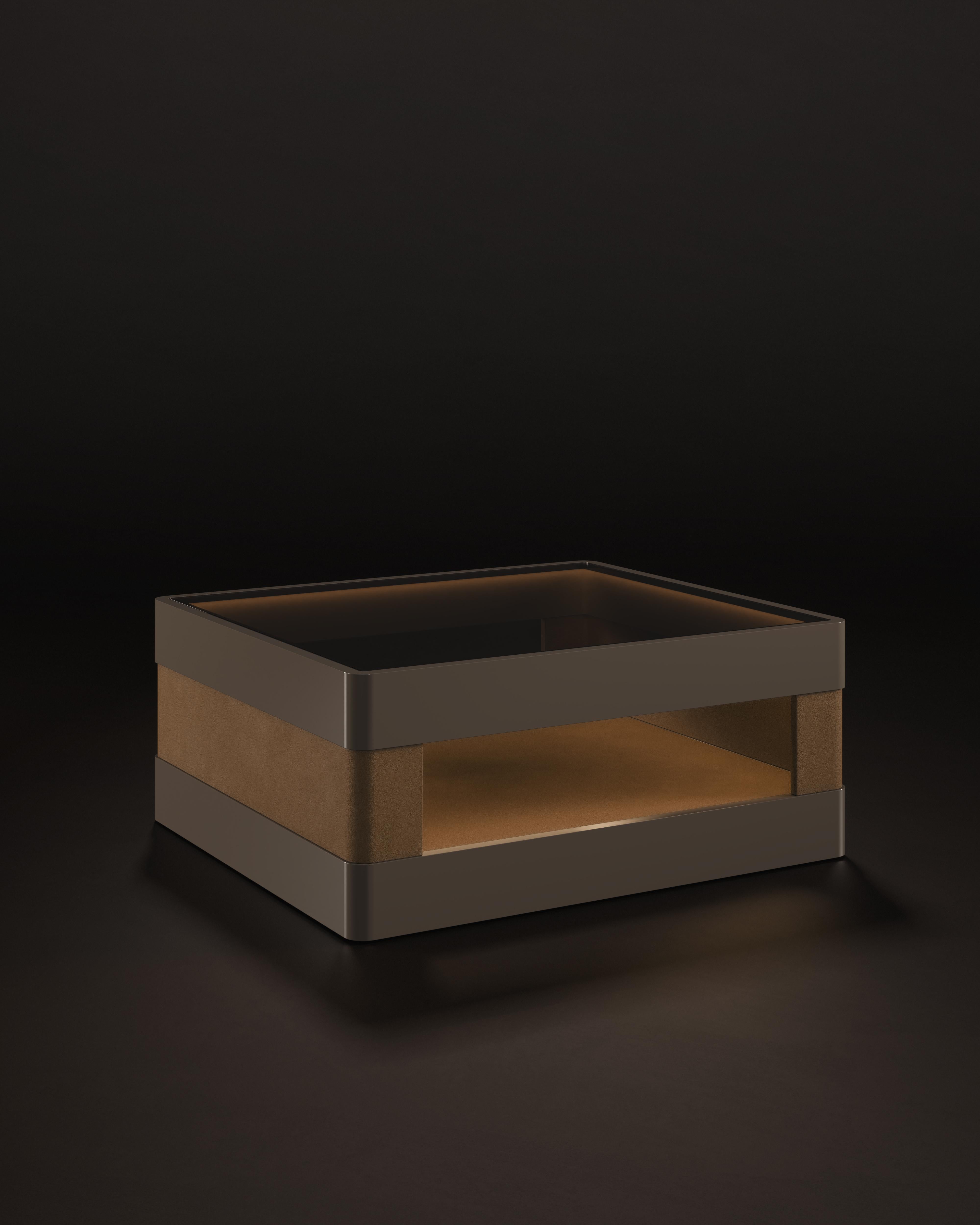 Contemporary Creek II Side Table By Porus Studio Made in Portugal For Sale