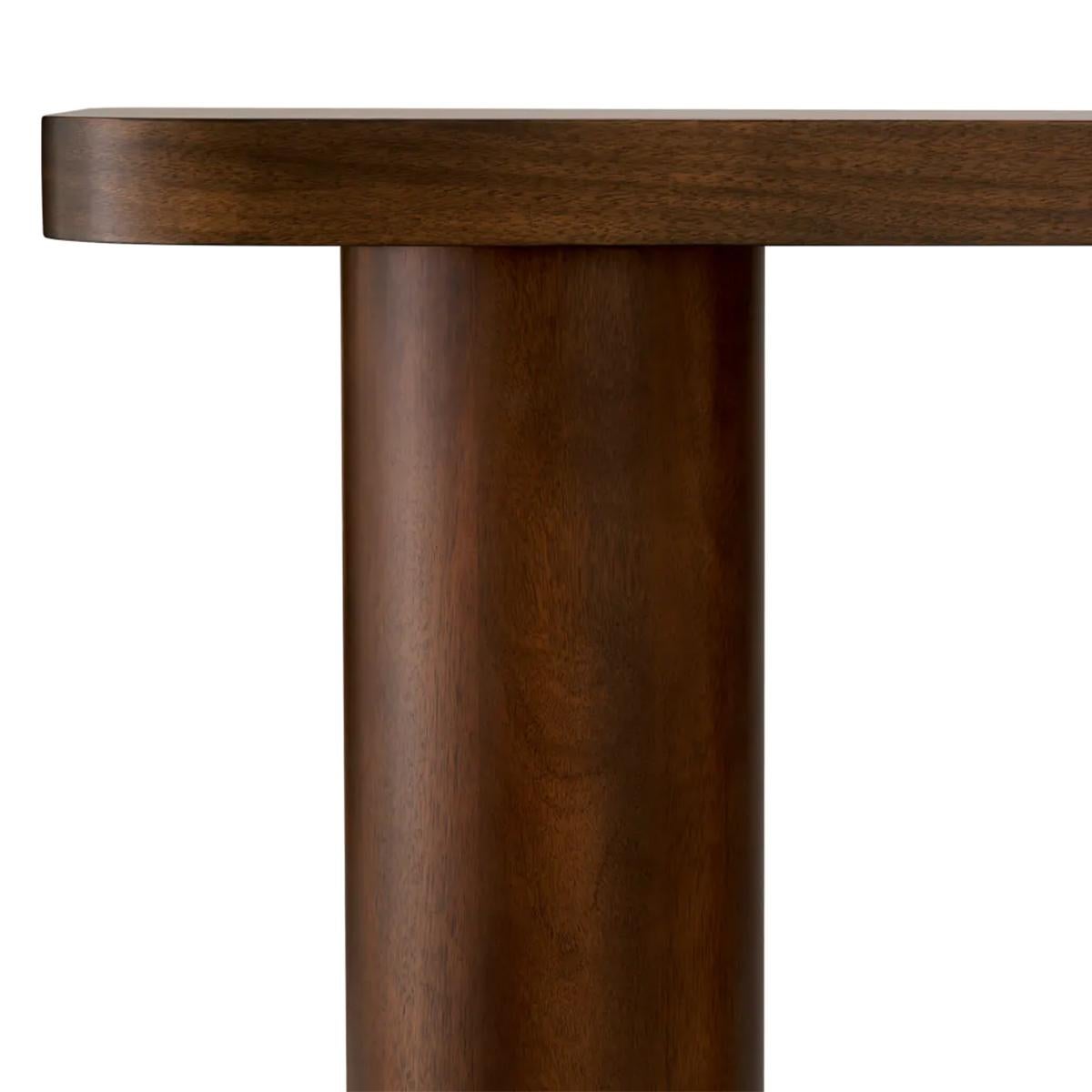 Bois Table console Creeks en vente