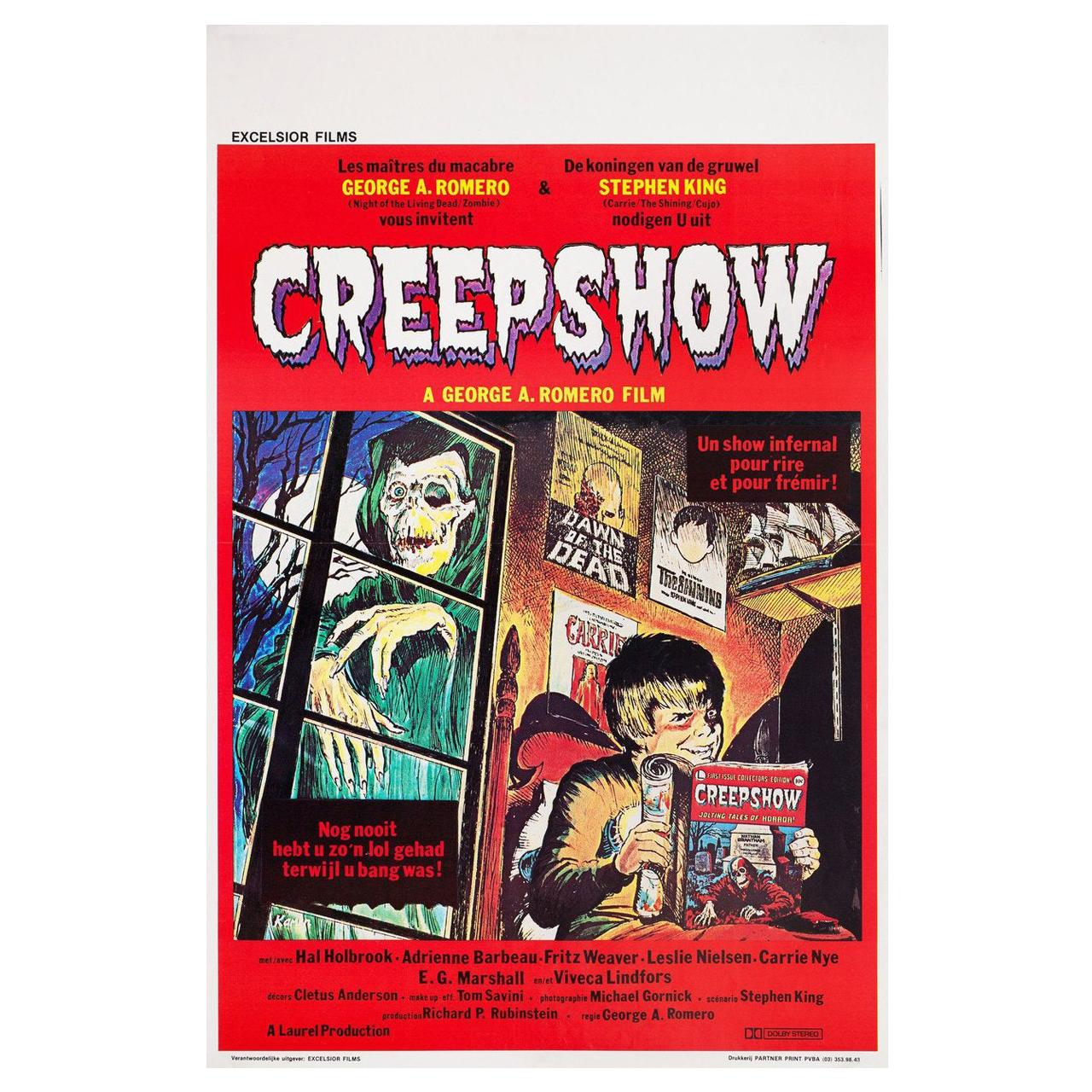 Creepshow 1982 Belgian Film Poster