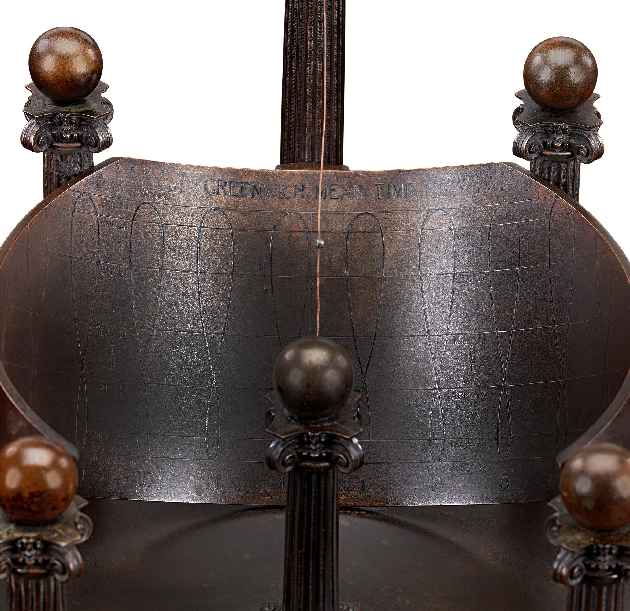 Crehore Sundial In Excellent Condition In New Orleans, LA