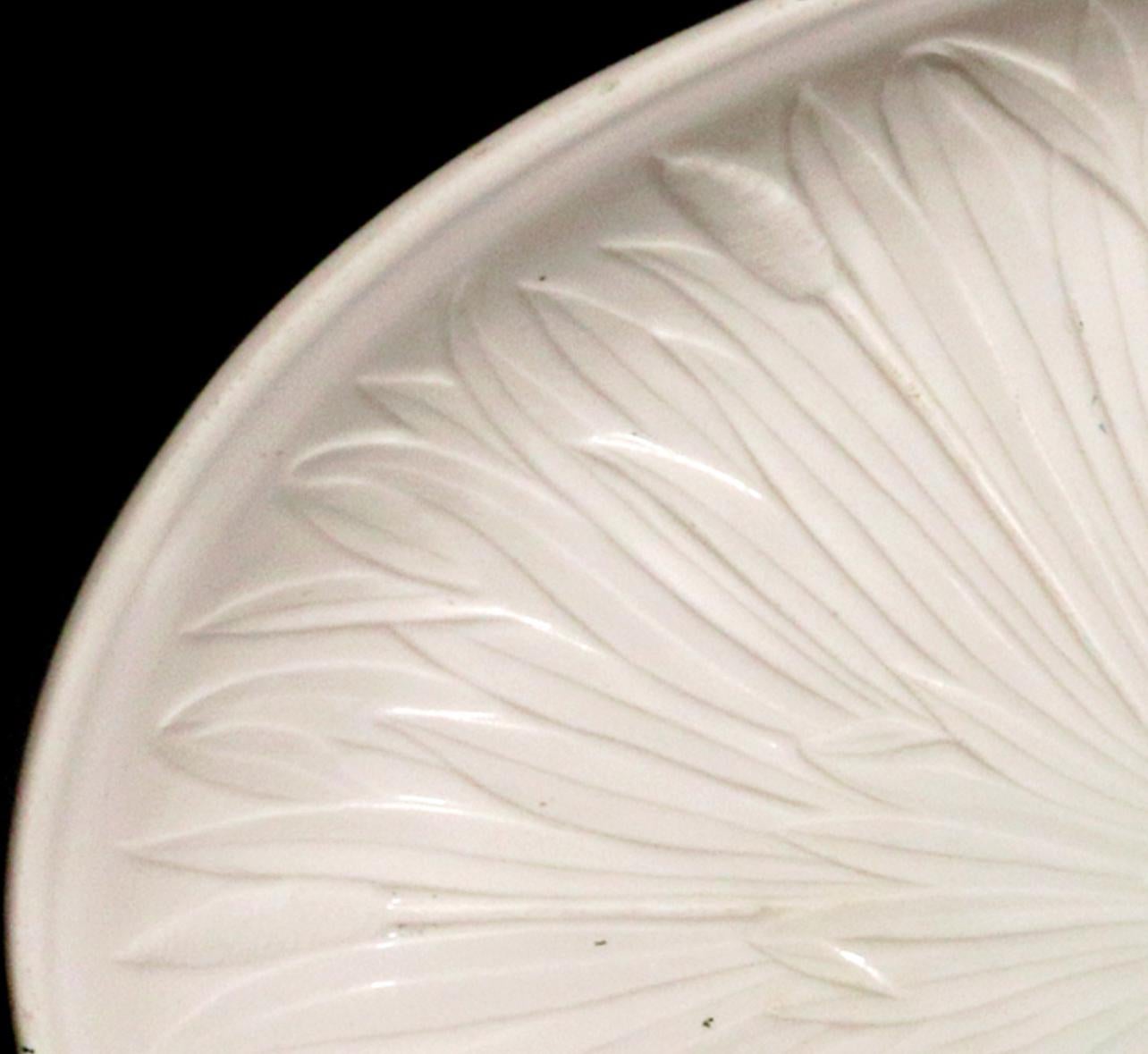 Creil  Assiette en crèmerie fine en vente 3