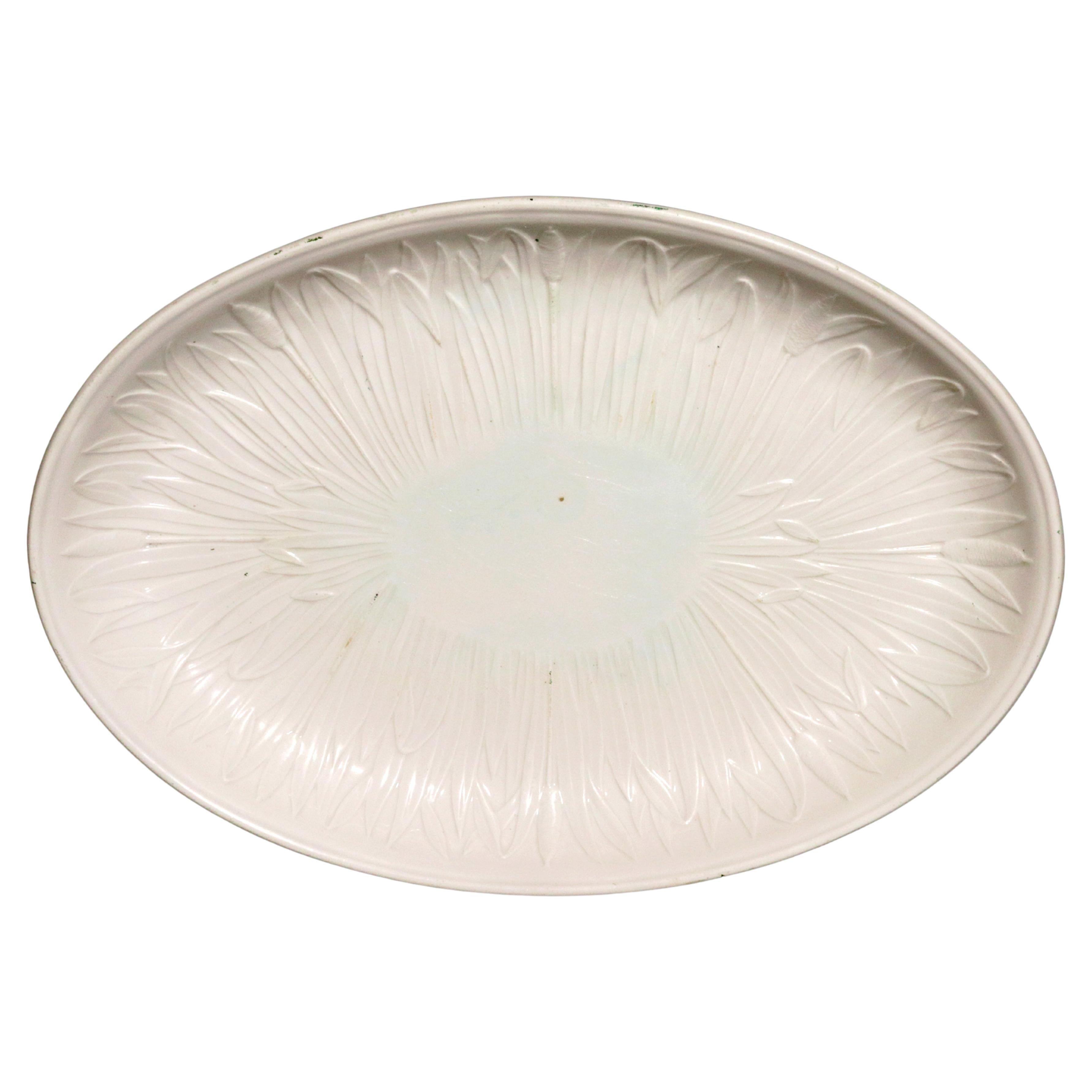 Creil  Assiette en crèmerie fine