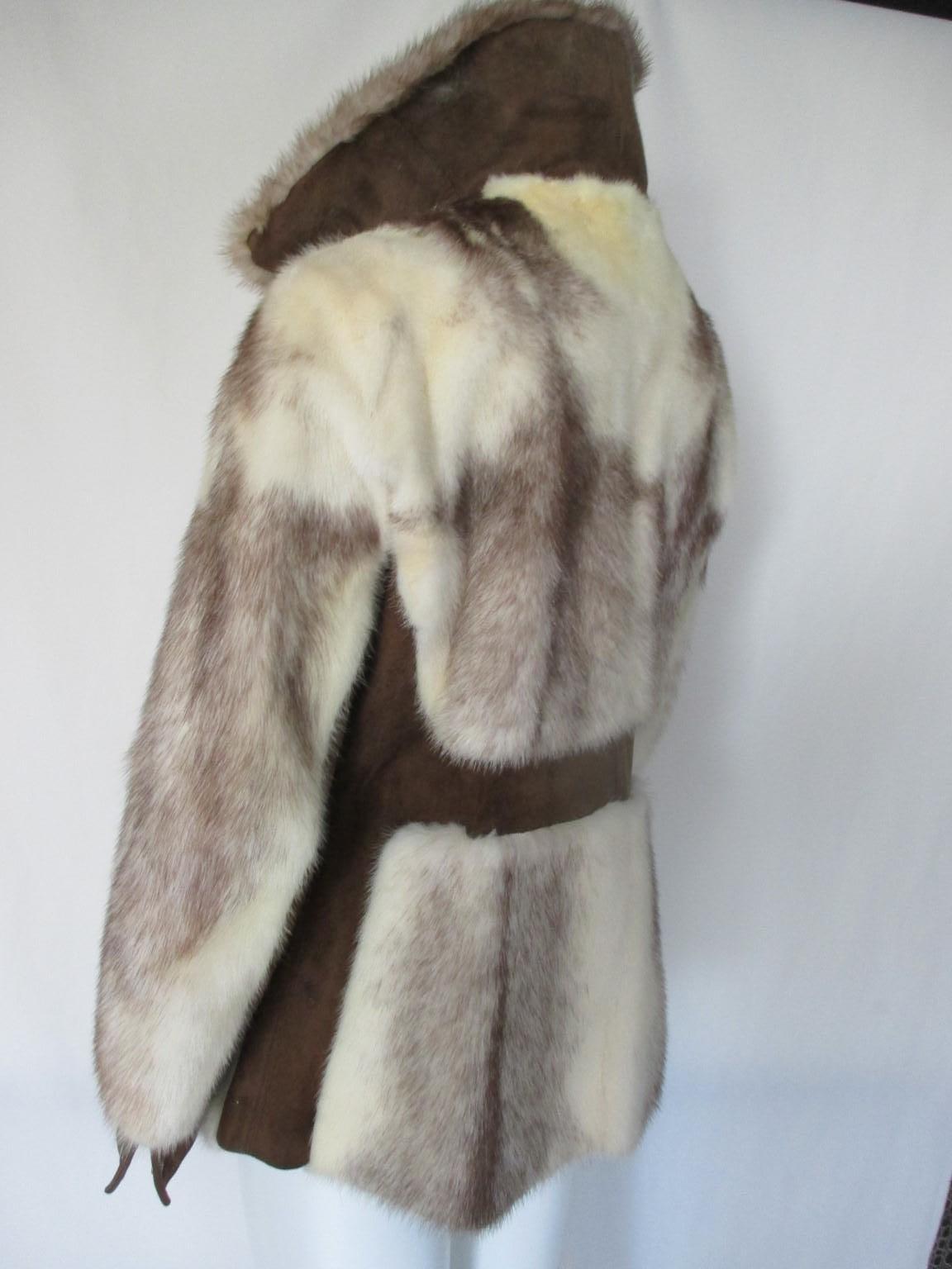 mink coat brown