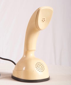 Crème Cobra Table Phone, Ericofon By LM Ericsson