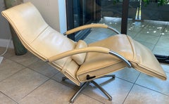 Sillón de cuero color crema, Mensana JR 7260 Sillón by Jori